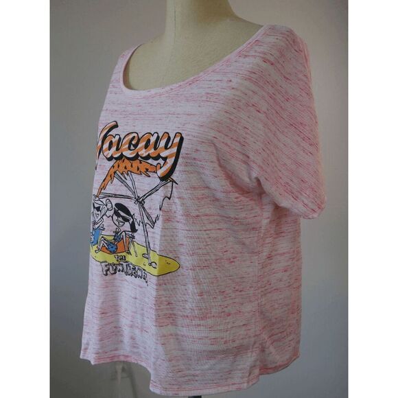 Unique Vintage Flintstones X Smak Parlour Vacay Graphic Tee M - Picture 4 of 6